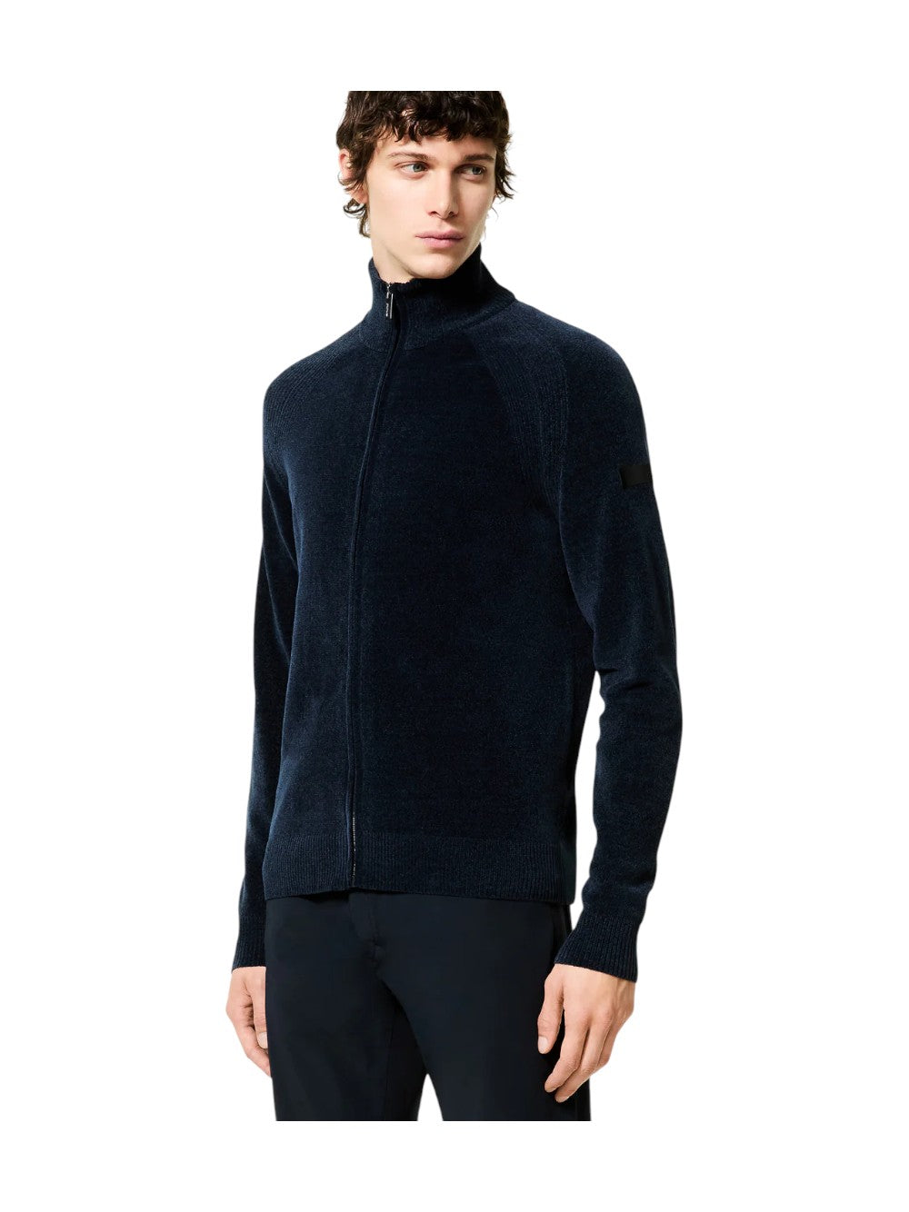 RRD Cardigan Uomo velvet full zip knit W25134 60