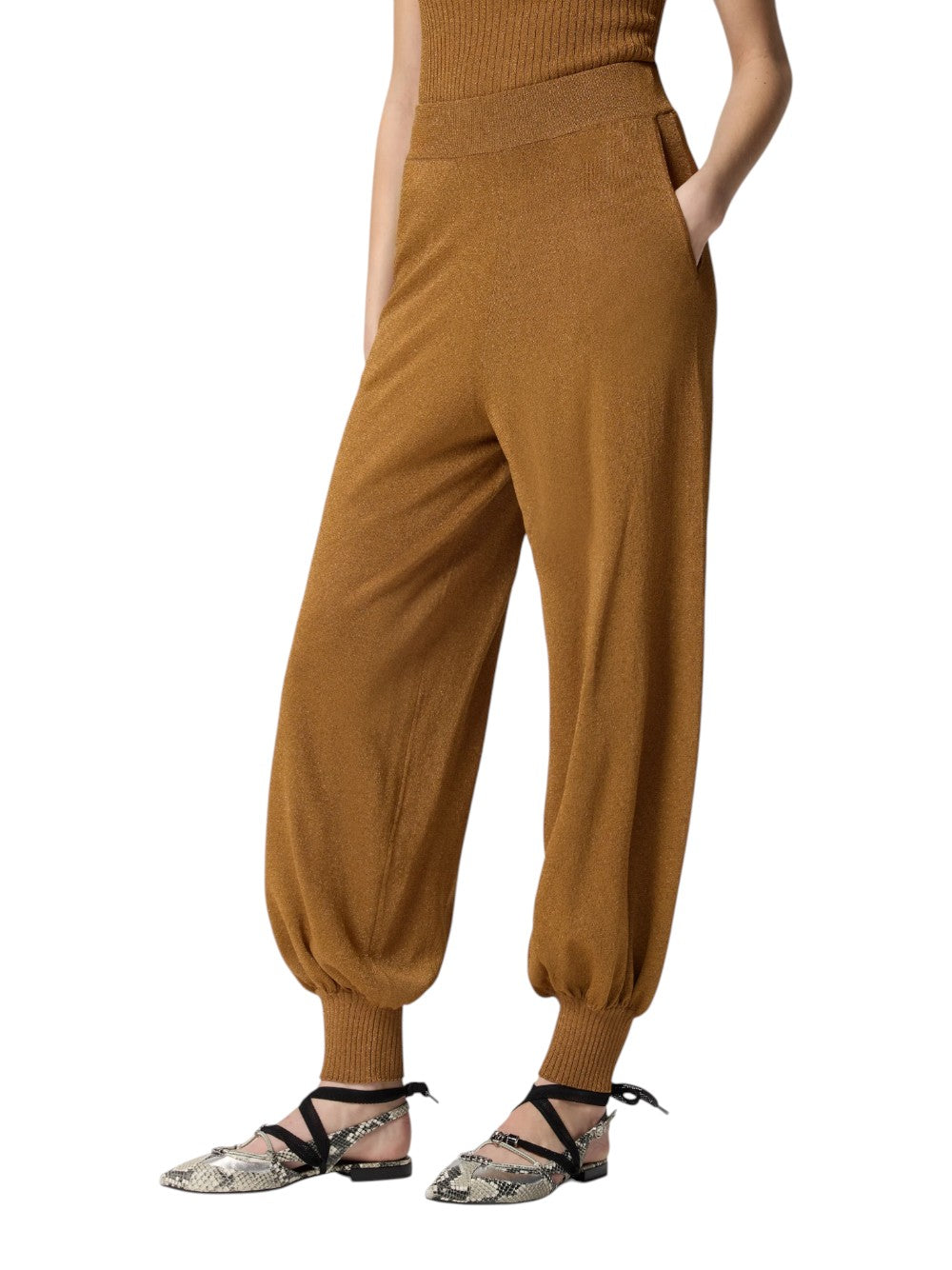 Pinko Pantalone Donna OXALIS PANTALONE SHINY LUREX 106882A3BDL25