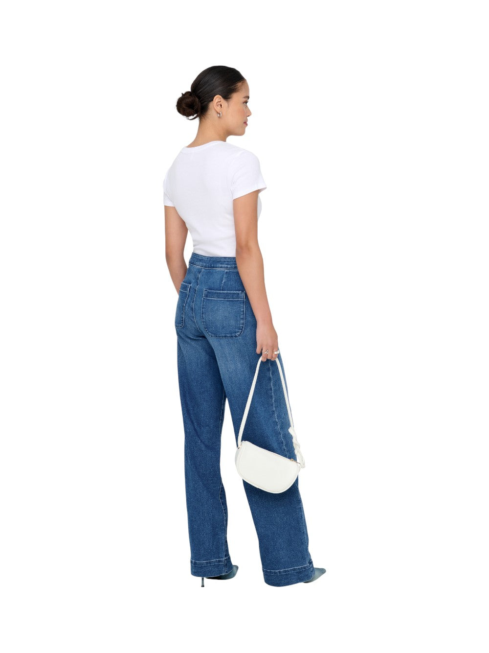 ONLY Jeans Donna ONLMADISON Vita alta Wide Leg Fit Jeans 15356695