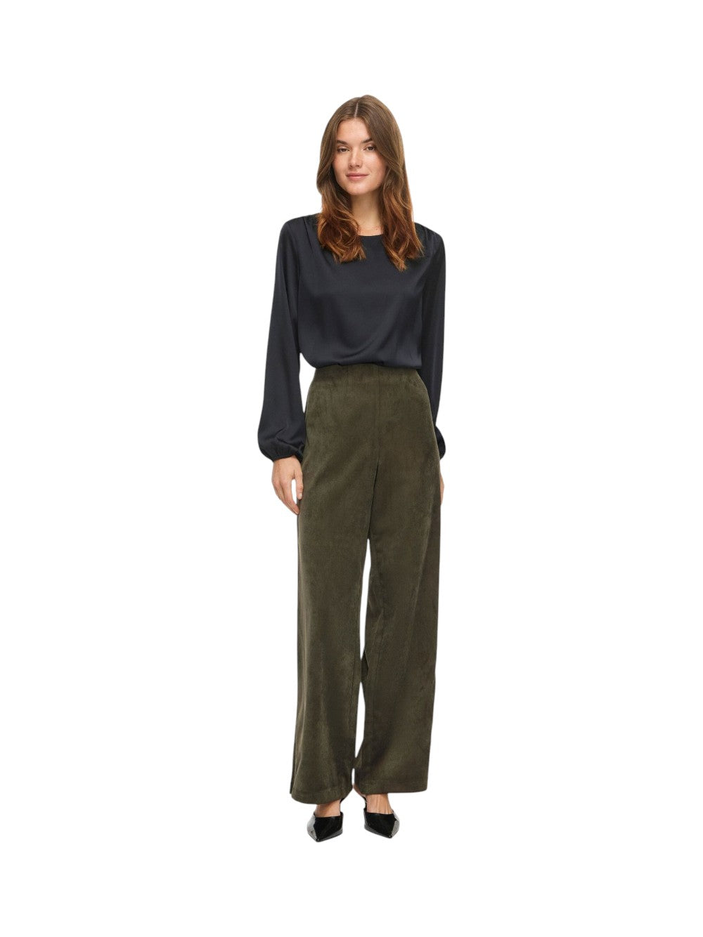 VILA Pantalone Donna VICOURDIE 14116227 19-0414 TCX