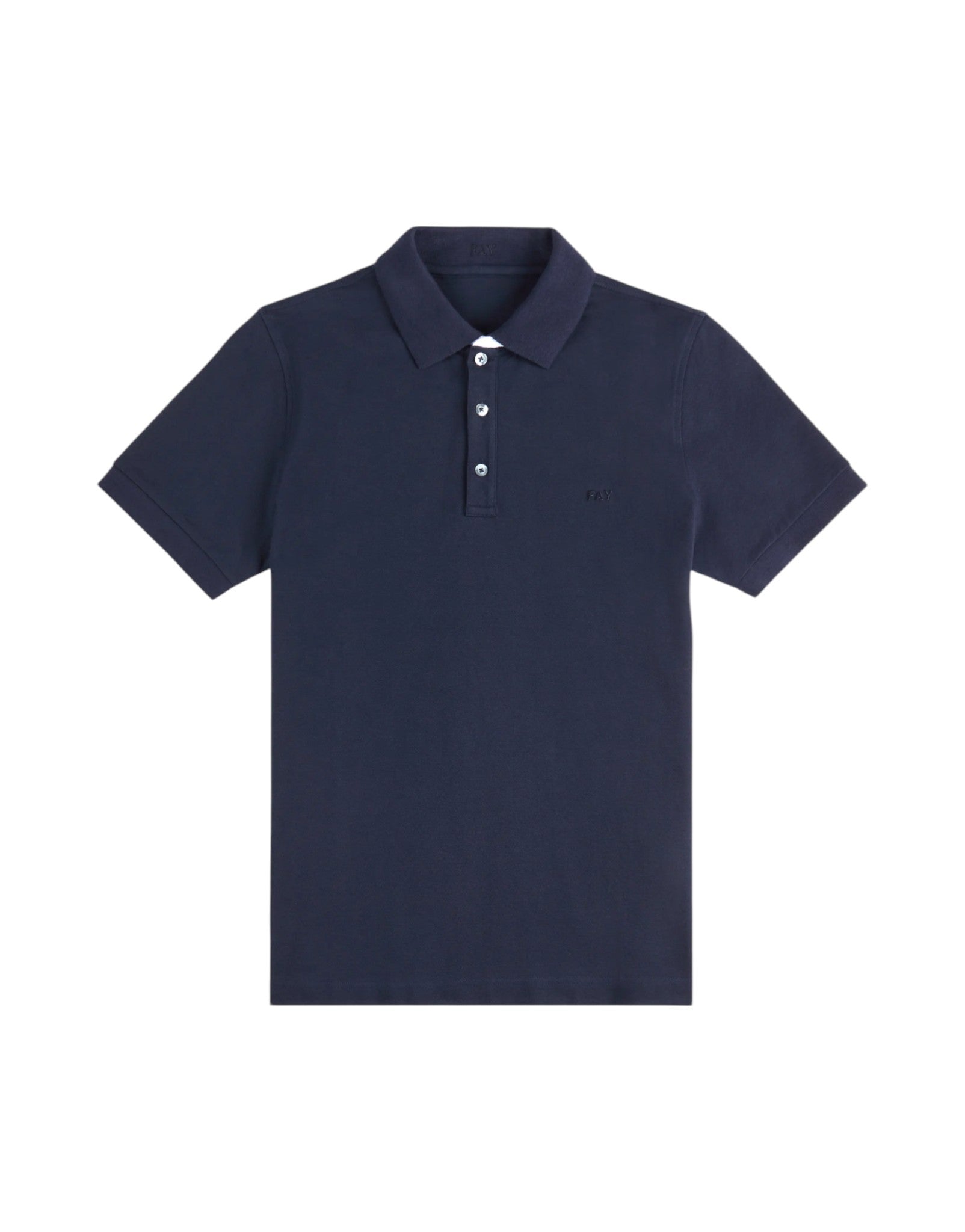 Fay Polo Uomo DB COLLAR PIQUET STR. BICOLOR NPMB252135STDWU806