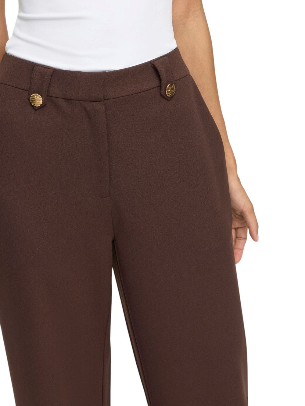 VILA Pantalone Donna VICLUA 14105140 19-0915 TCX
