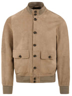 LEATHER AUThORITY JACKET Man RIVS SUED