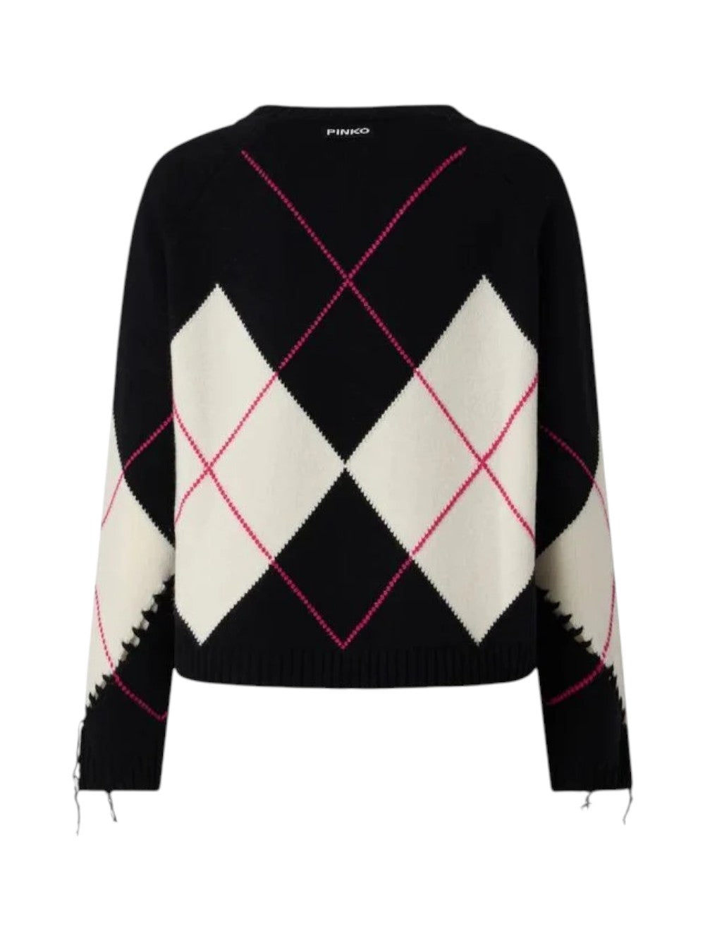 Pinko Maglia Donna BERNA PULL ARGYLE TRAFORATO 107377A3JE ZBF