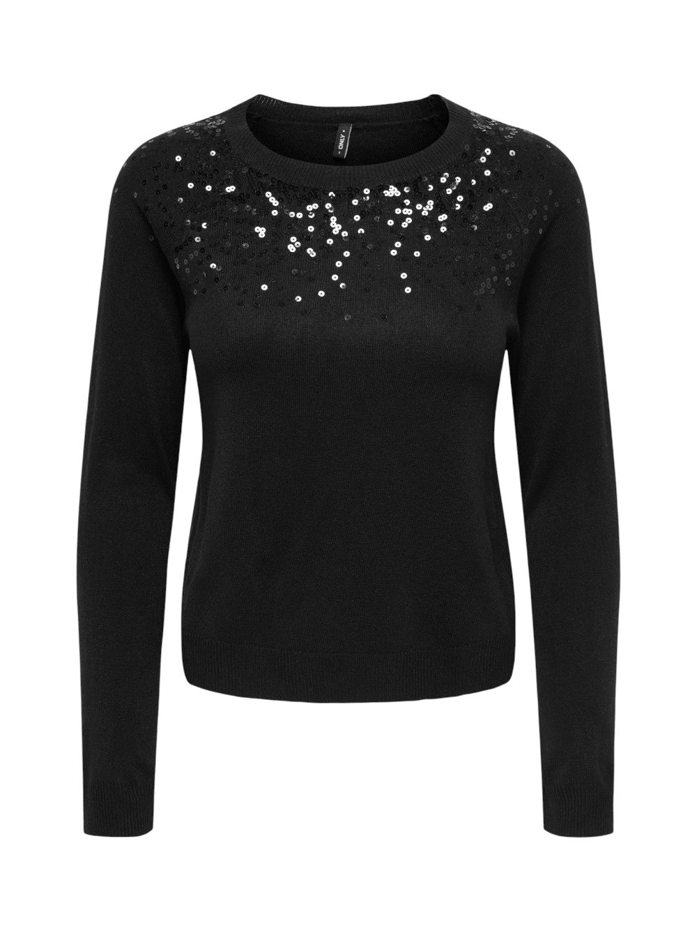 ONLY Maglia Donna ONLSTARRY LS SEQUIN O-NECK KNT 15359242