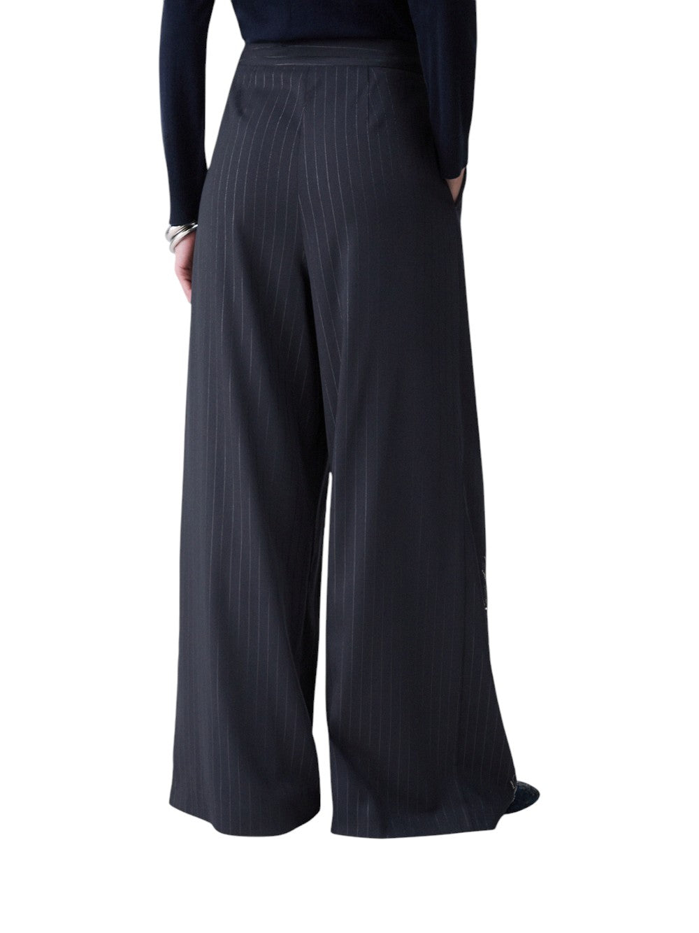 Liu Jo Pantalone Donna PANT.TS AMPIO RICAMATO CF6085T826A D3074