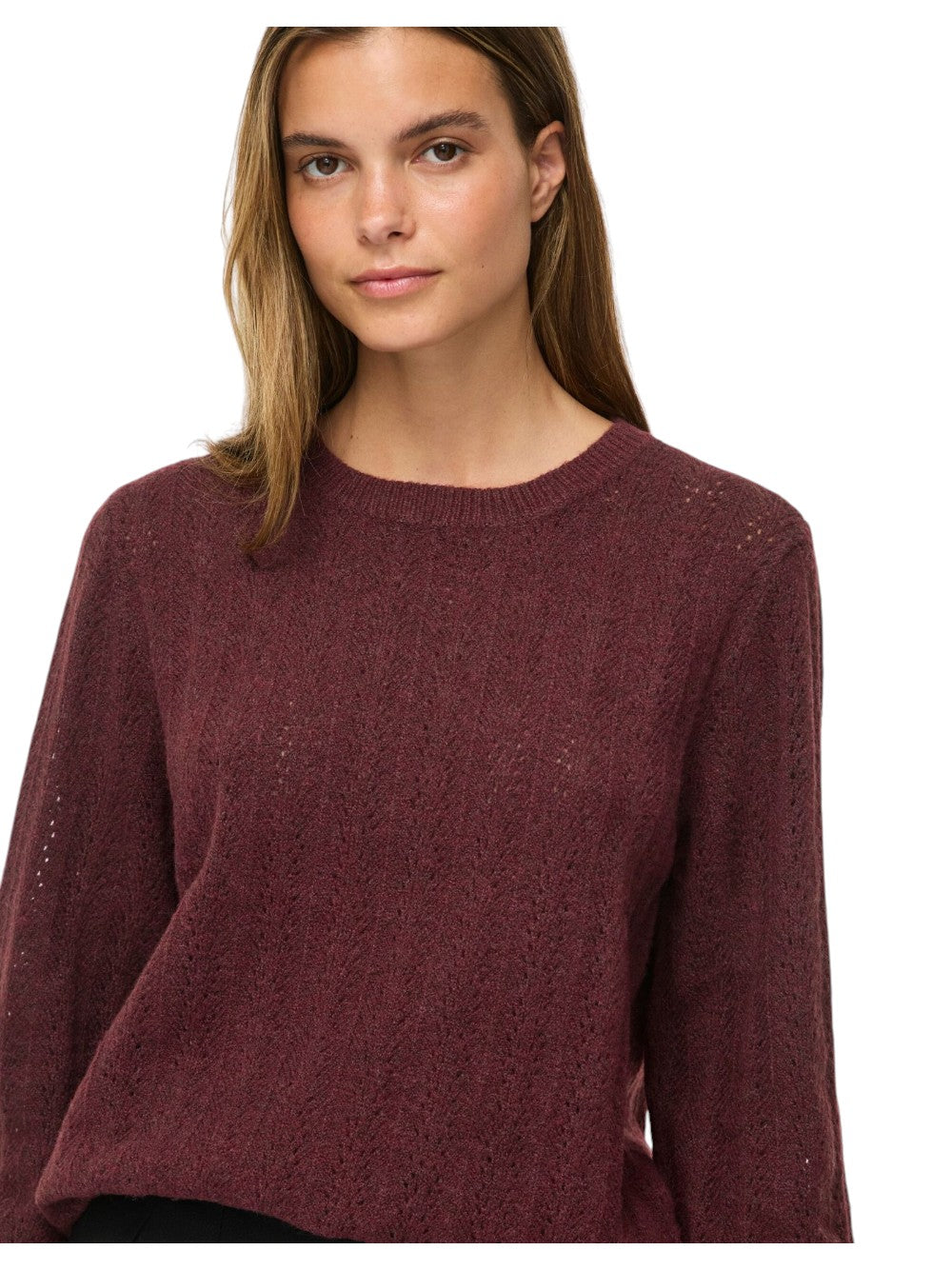 VILA Maglia Donna VILIGA 14117271 19-1627 TCX