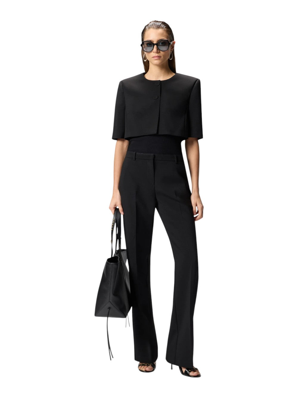 Pinko Giacca Donna PLATANO SPENCER CANVAS TECNICO 106608A32ZZ99