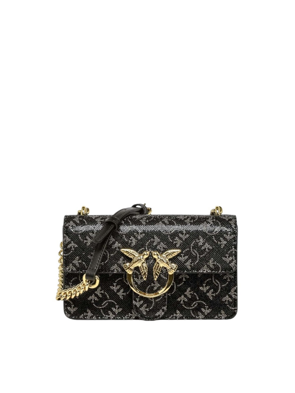 Pinko Women's Bag LOVE ONE MINI LIGHT CL MONOGRAM