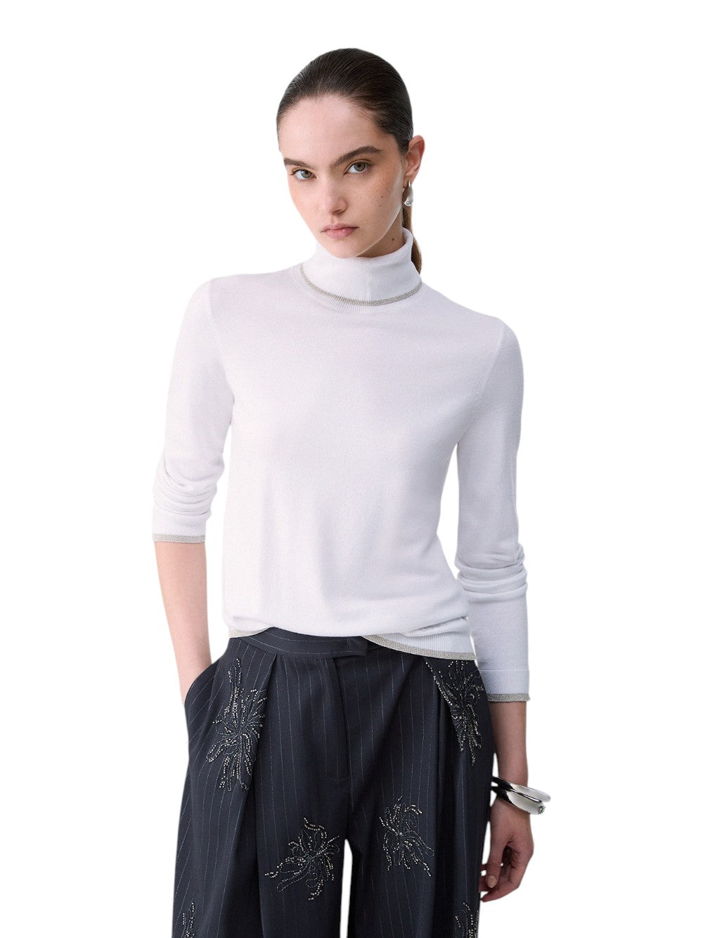 Liu Jo Maglia Donna ECS MAGLIA CHIUSA BASIC FIT WF6013MS49I 10701