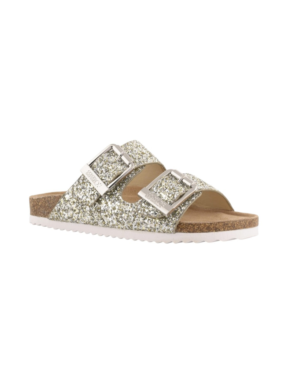 Colors of california Ciabatta Donna Bio Glitter Metal Buckles HC.BIO35N SIL