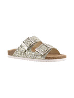 Colors of california Ciabatta Donna Bio Glitter Metal Buckles HC.BIO35N SIL