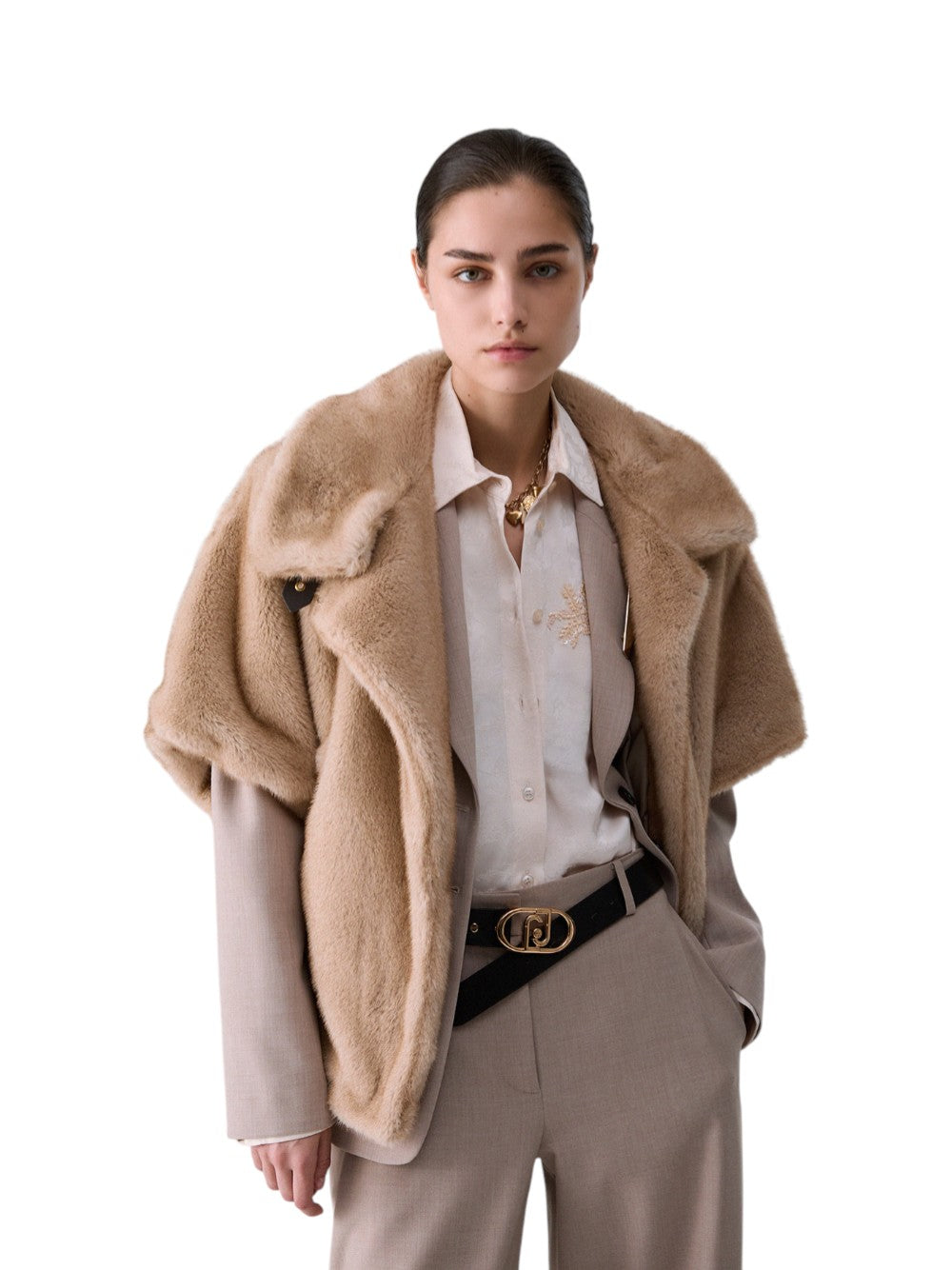 Liu Jo Giaccone Donna CAPPA India ECOPELO SIndiaTETICO CF6266E1182 X0816