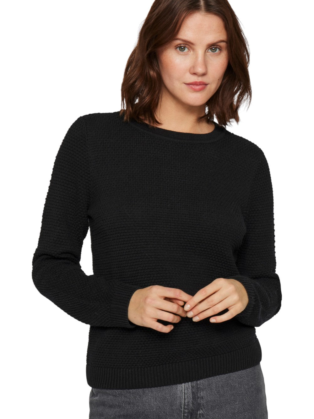 VILA Maglia Donna VIDALO O-NECK L/S KNIT TOP- NOOS 14082767