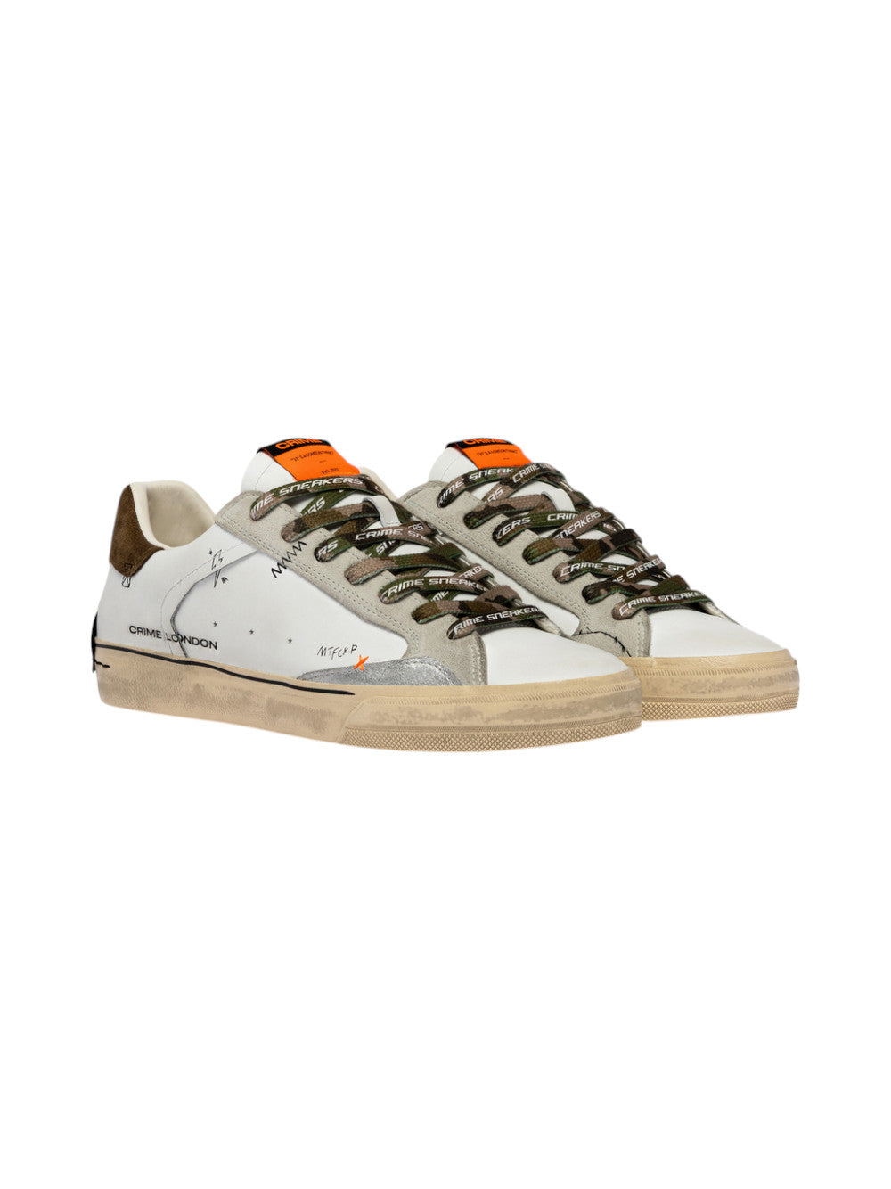 Crime London Sneakers Uomo DISTRESSED 19071PP8B.10