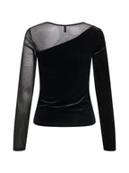 ONLY Maglia Donna ONLSMOOTH L/S MESH MIX TOP BOX JRS 15360668