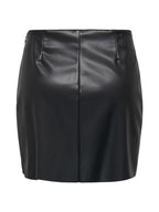 ONLY Gonna Donna ONLARTZY HW FAUX LEA PLE SKIRT PNT 15353576