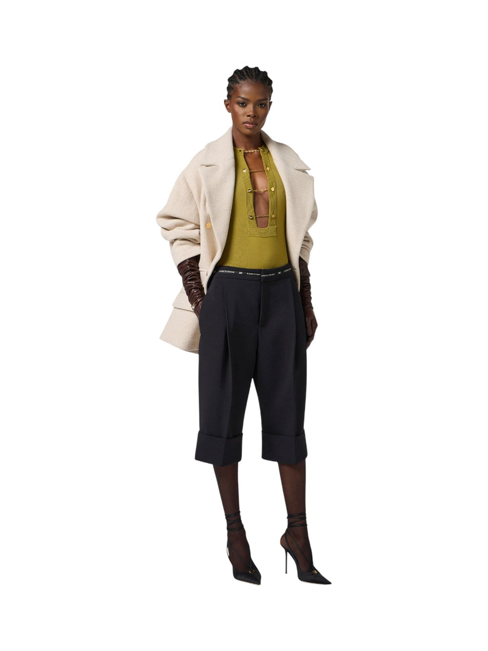 Elisabetta Franchi Cappotto Donna  CP01156E2DZ9