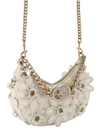 Kurt Geiger Borsa Donna Sm Chelsea Chain Hobo-Cream Comb-Fabric 4354645609 45