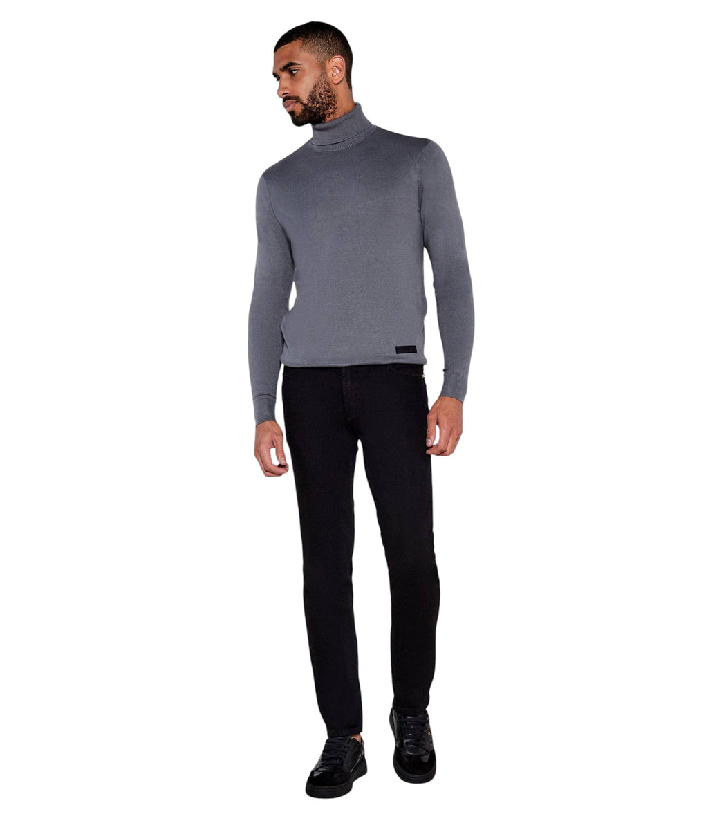 John Richmond Maglia Uomo TURTLENECK GNOMA UMA25056LU GREY DARK