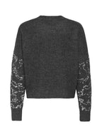 ONLY Maglia Donna ONLALTA LS SEQUIN O-NECK KNT 15353230