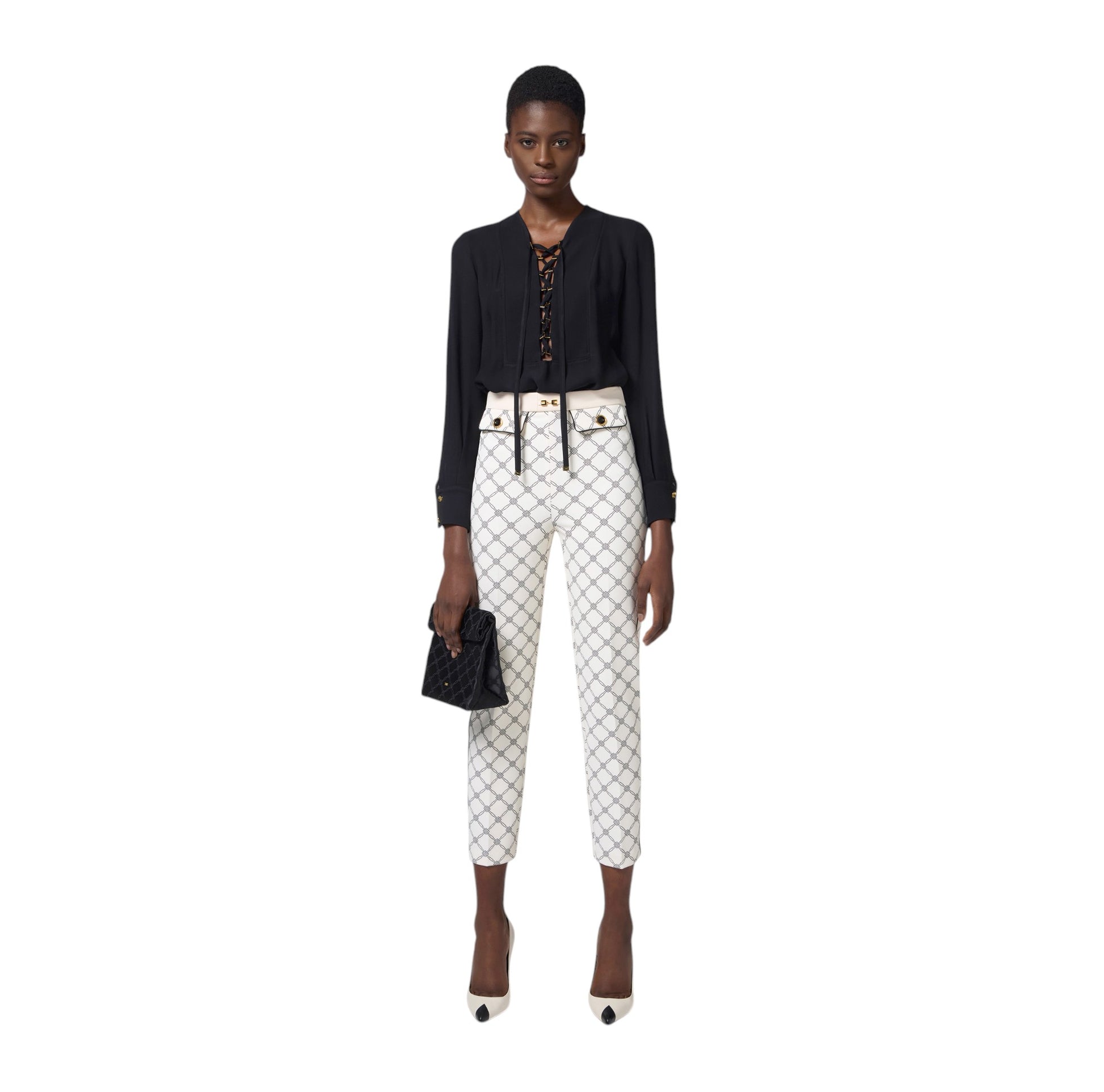 elisabetta franchi pantalone Donna PAS7151E2