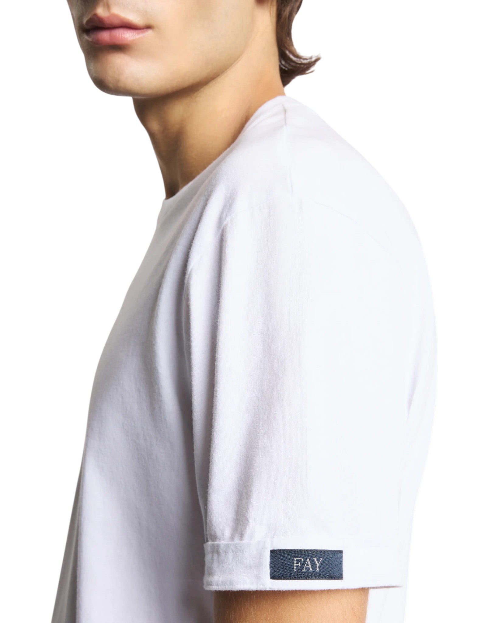 Fay T-SHIRT Uomo BLUE TAG NPMB3521330UCXB001
