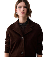 Liu Jo GIUBBINO Donna BLAZER LUNGO India CAMOSCIO CF6122P0382 X0800