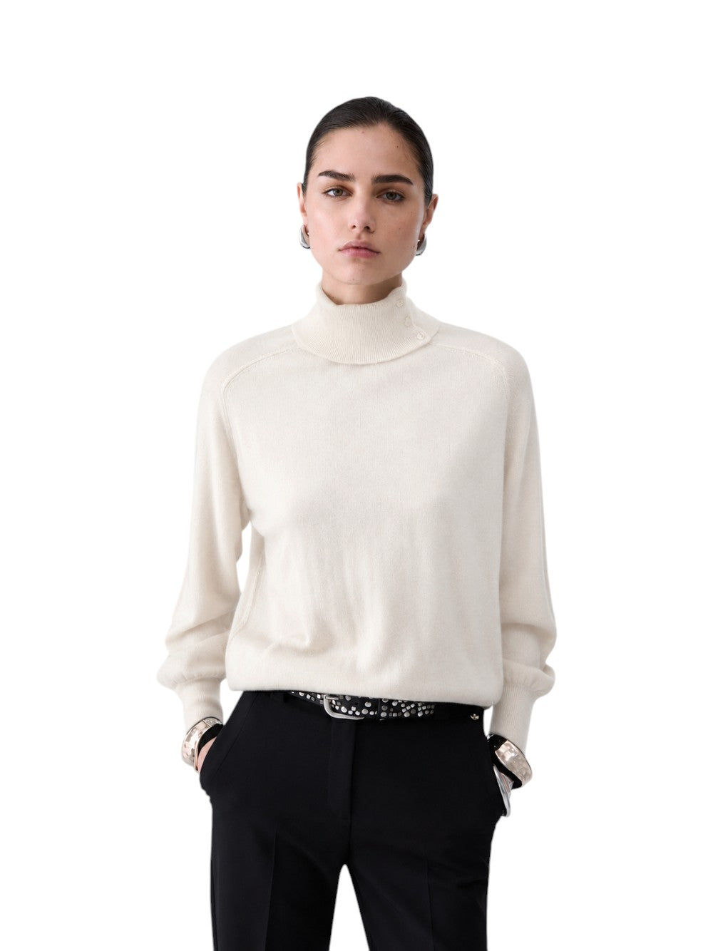 Liu Jo Maglia Donna MAGLIA CHIUSA M/L C/BRACCIALE CF6039MA82O 10701
