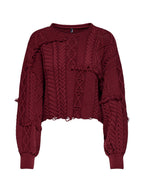 ONLY Maglia Donna ONLDALIA LIFE LS FRINGE PULL KNT 15352093