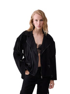 Liu Jo Giubbotto Donna GIUBBIndiaO CHIODO CON FRANGE UF6227D0393 88000