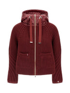 Herno GIUBBINO Donna PIUMINO IN MAGLIA CON SCHIENA IN NYLON MP000150D70016