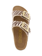 Colors of california Ciabatta Donna Pony Hair Two Buckle Sandal HC.BIO502 ZEB