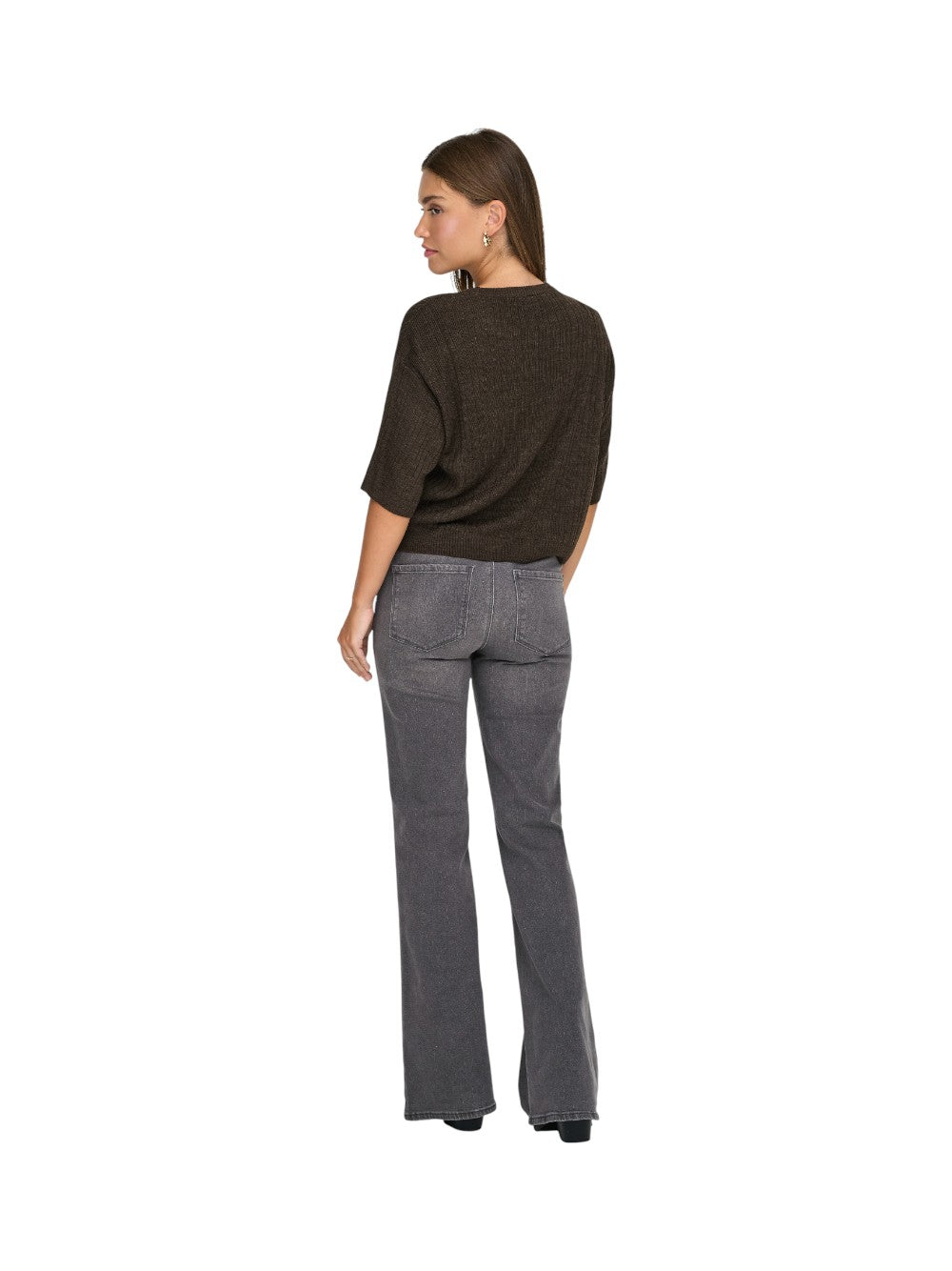 ONLY Maglia Donna ONLTHEA SS O-NECK PULLOVER KNT 15353023