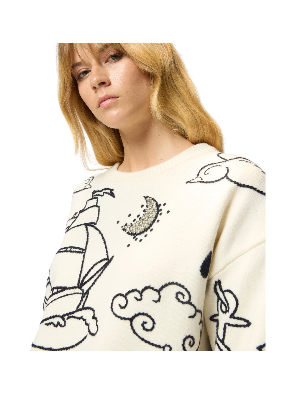 Pinko Maglia Donna ANDROS MAGLIA 105427A2PK ZE1