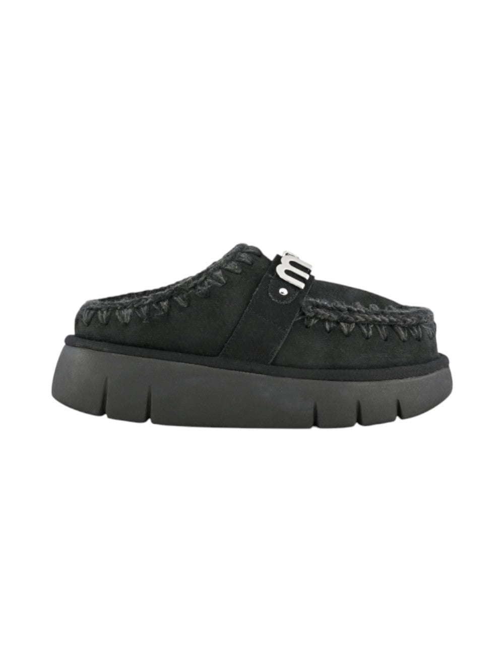 Mou Ciabatte Donna Bounce clog metal logo MU.FW531001A BB