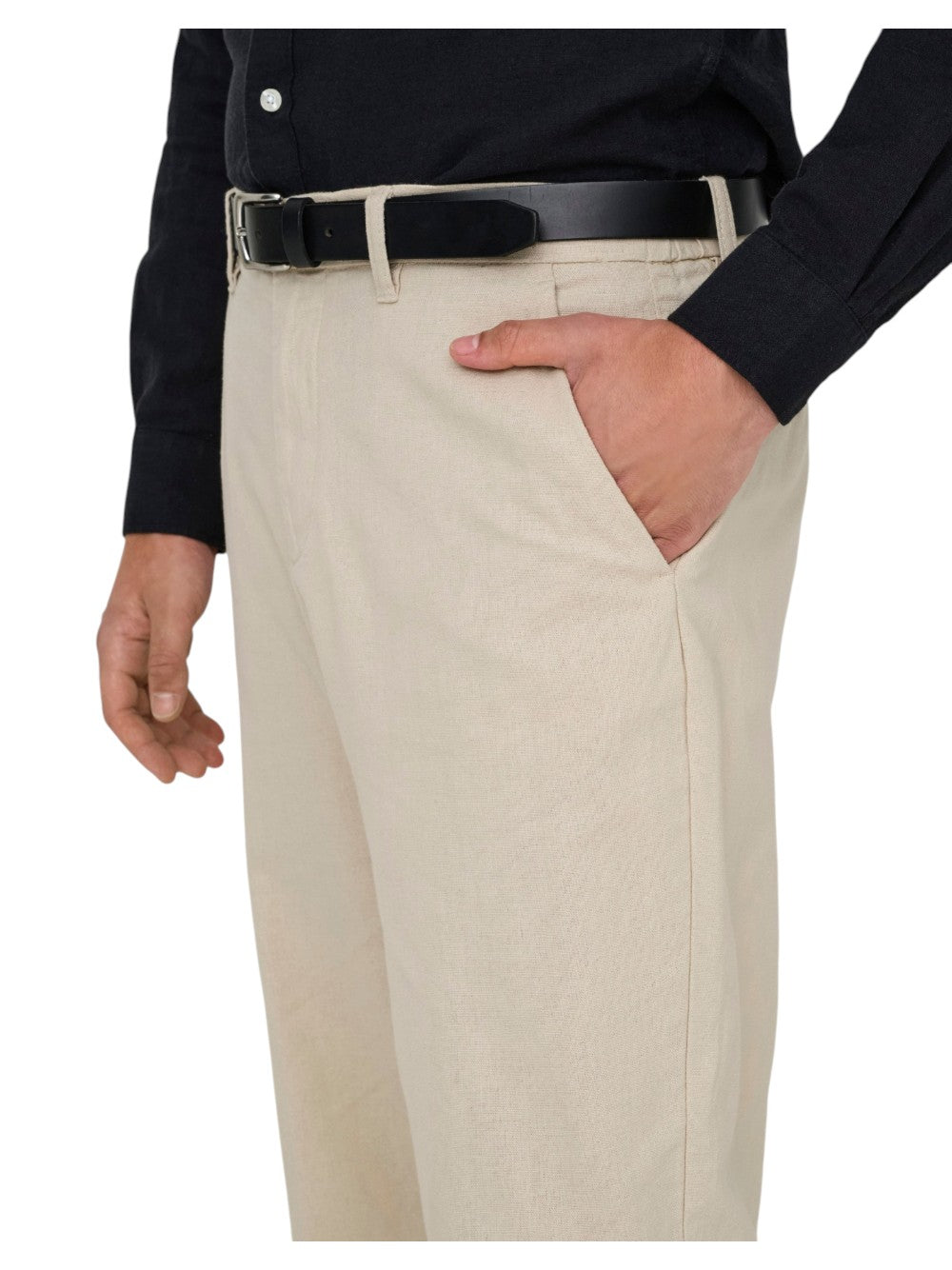 ONLY & SONS Pantalone Uomo ONSBOB LOOSE COT LIN 0007 22031565