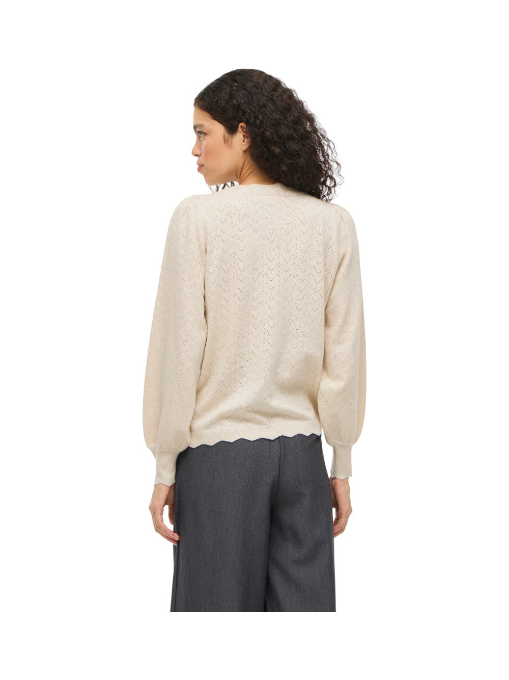VILA Maglia Donna VIEMI O-NECK L/S KNIT TOP/TES 14109653