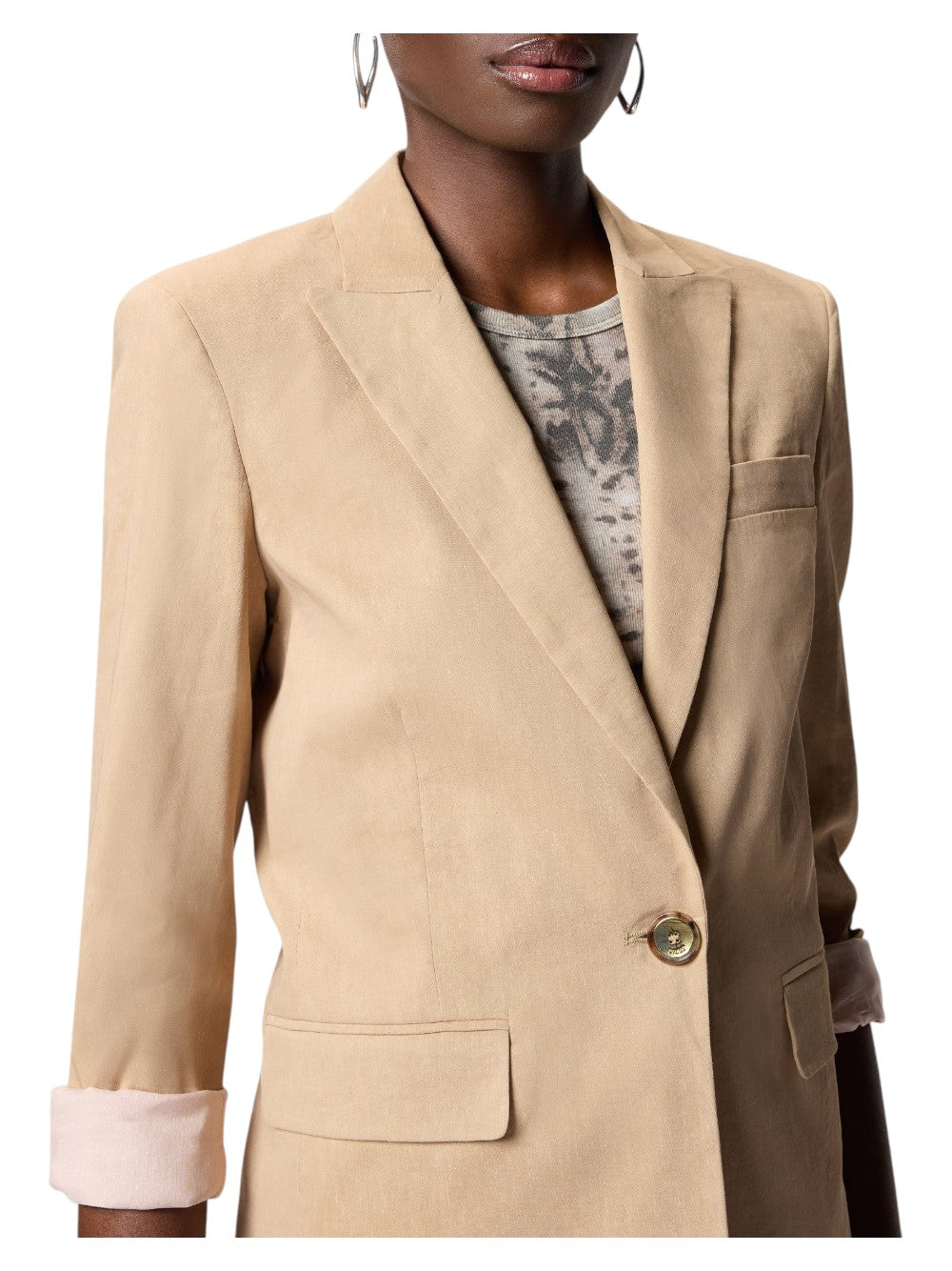 Pinko Giacca Donna FREDA GIACCA LINO STRETCH 106597A34ID41