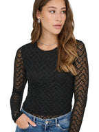 ONLY Maglia Donna ONLANGILA L/S TOP BOX JRS 15360161