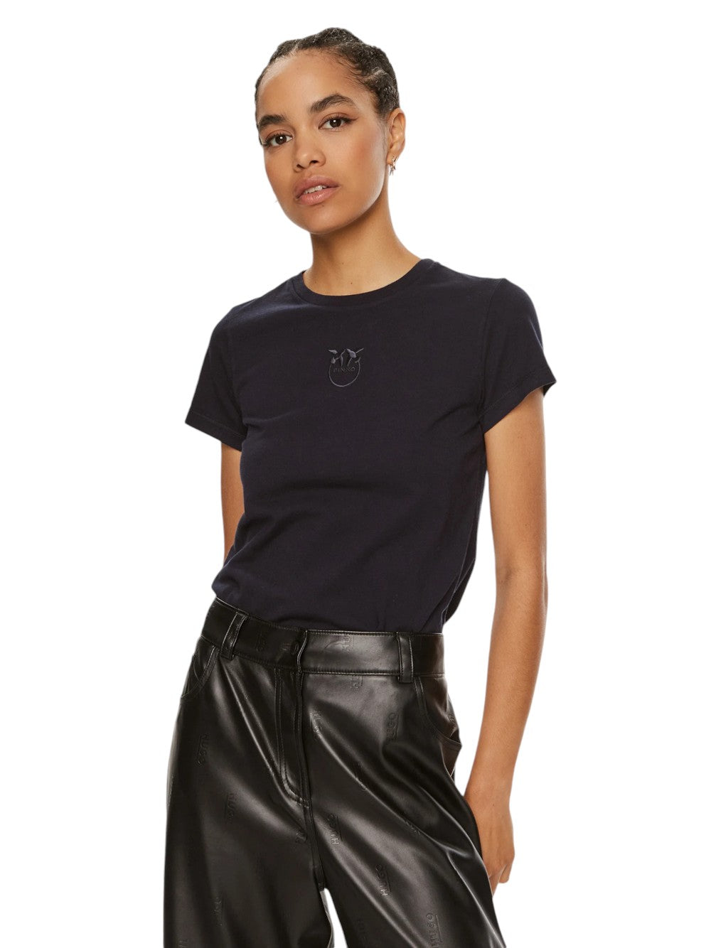 Pinko Women's T-SHIRT BUSSOLOTTO T-SHIRT JERSEY LOGO
