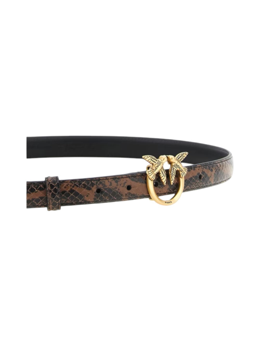 Pinko Cintura Donna LOVE BERRY H2 BELT.LOW PYTHON 100143A3E5 M16Q