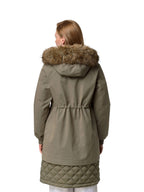 K-Way GIUBBINO Donna FOSCA WAX COTTON NYLON K6136HW DB8
