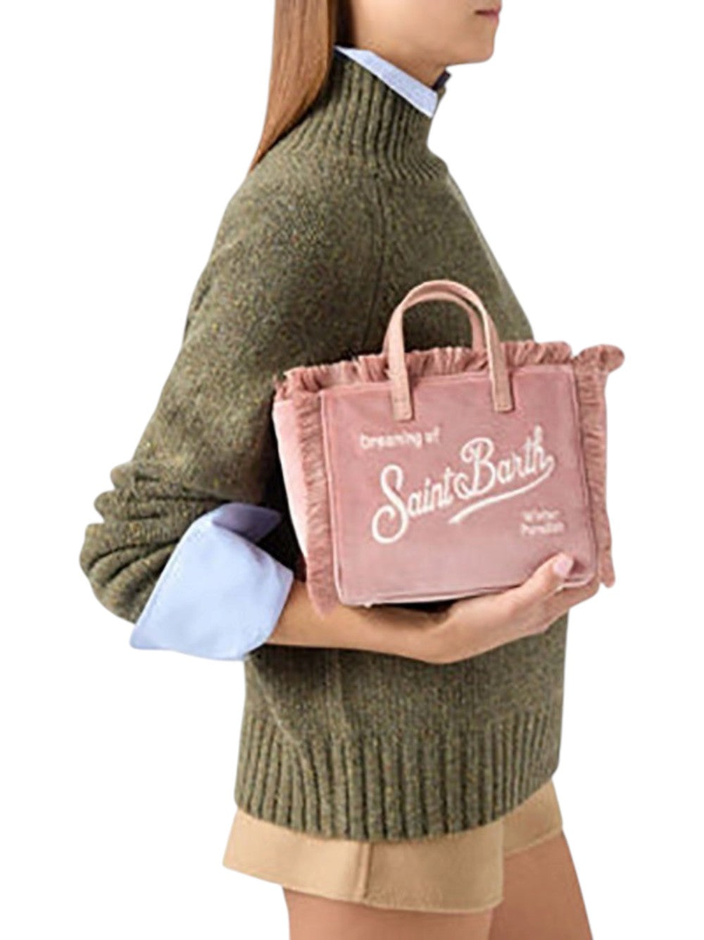 MC2 Saint Barth Borsa Donna VANITY MINI VELVET N VAMI033 00135M