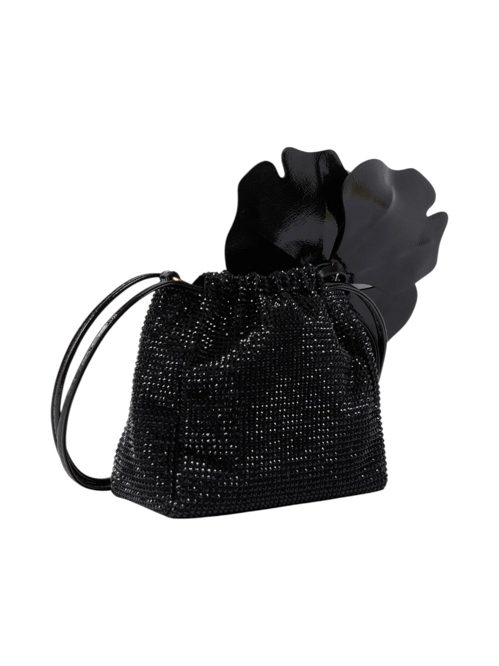 Pinko Borsa Donna POUCH FLOWER FULL STRASS 107678A2WF Z99Y