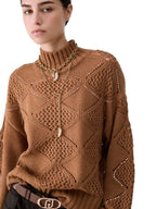 Liu Jo Maglia Donna LUPETTO CON RICAMO WF6287MA37R 81020