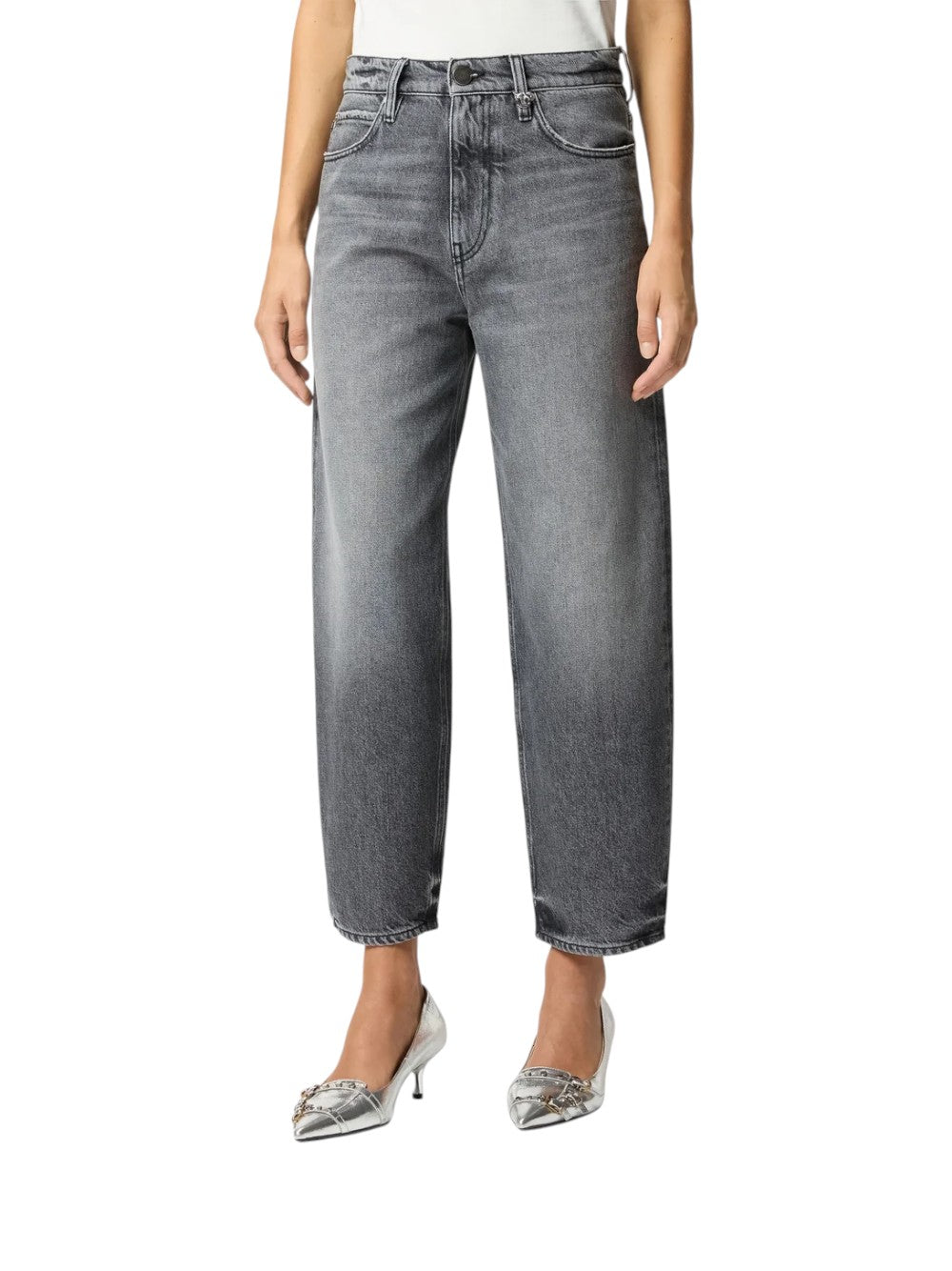 Pinko Jeans Donna ESTELLE EGG MOONLIGHT GRAY DEN 103857A2RY PJ9