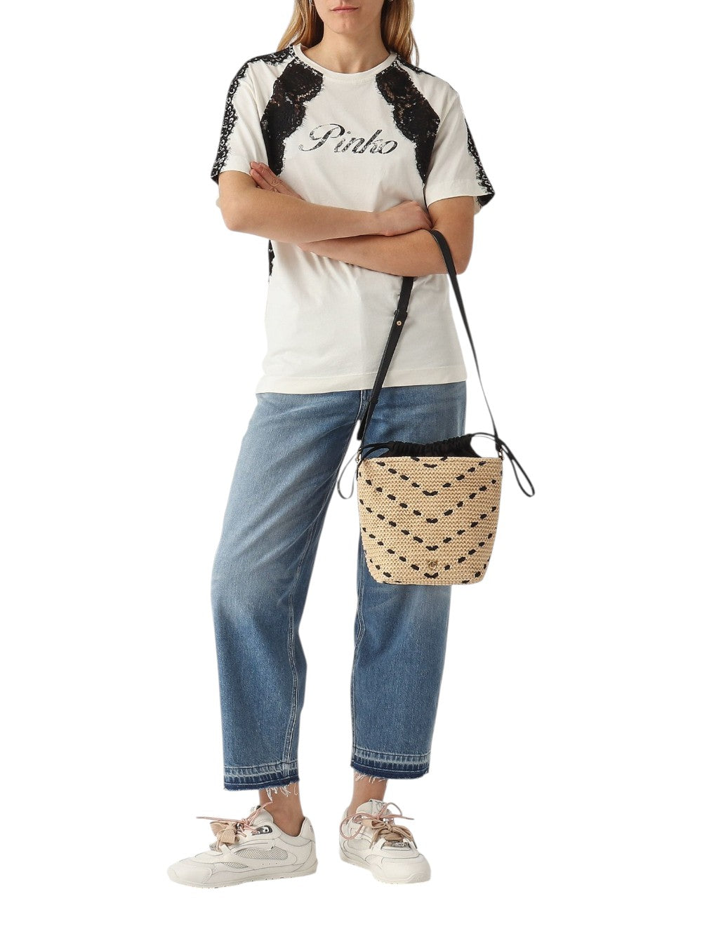 Pinko T-SHIRT Donna ESTHER MAGLIA JERSEY VINTAGE C 106561A383Z07