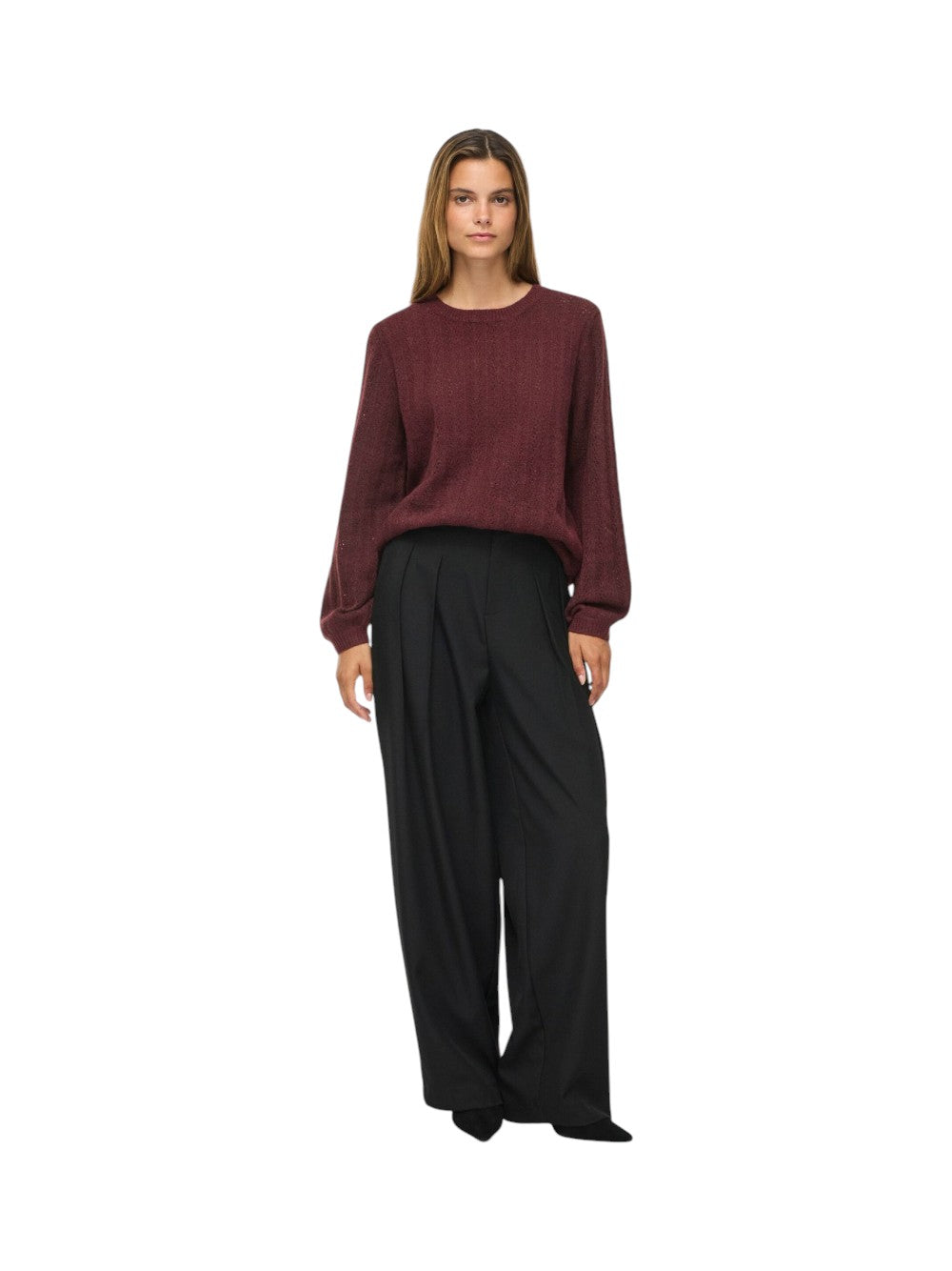 VILA Maglia Donna VILIGA 14117271 19-1627 TCX