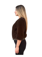 Yes London Women's ECO FUR COAT LC/2057ECO